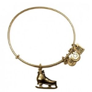 Alex And Ani Figure Skate Bangle Bracelet